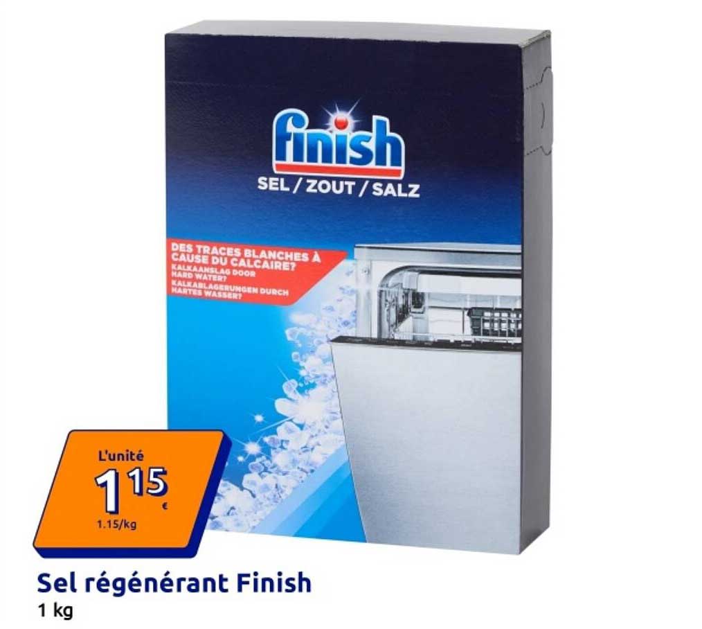 Sel régénérant Finish 1 kg