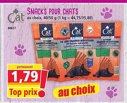 SNACKS POUR CHATS