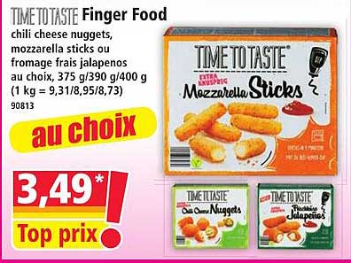 TIME TO TASTE Finger Food