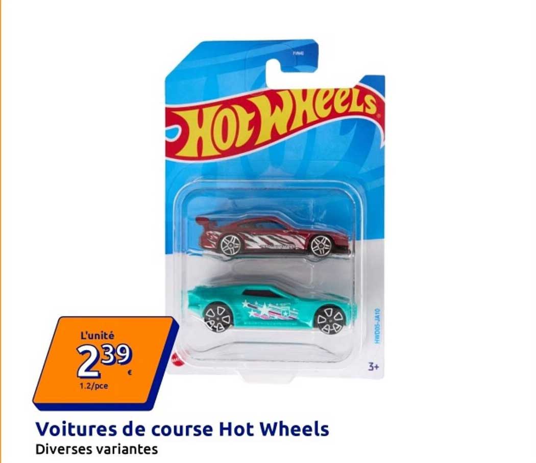 Voitures de course Hot Wheels