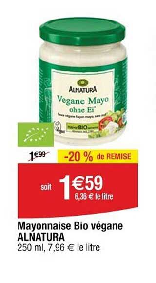 Mayonnaise Bio végan ALNATURA