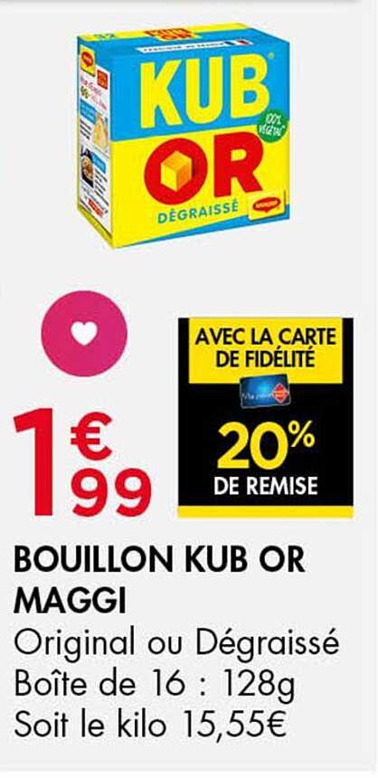 BOUILLON KUB OR MAGGI