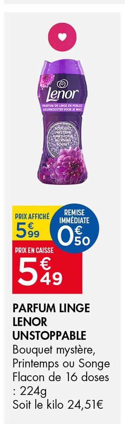 PARFUM LINGE LENOR UNSTOPPABLE