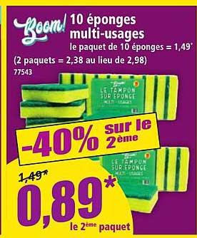10 éponges multi-usages