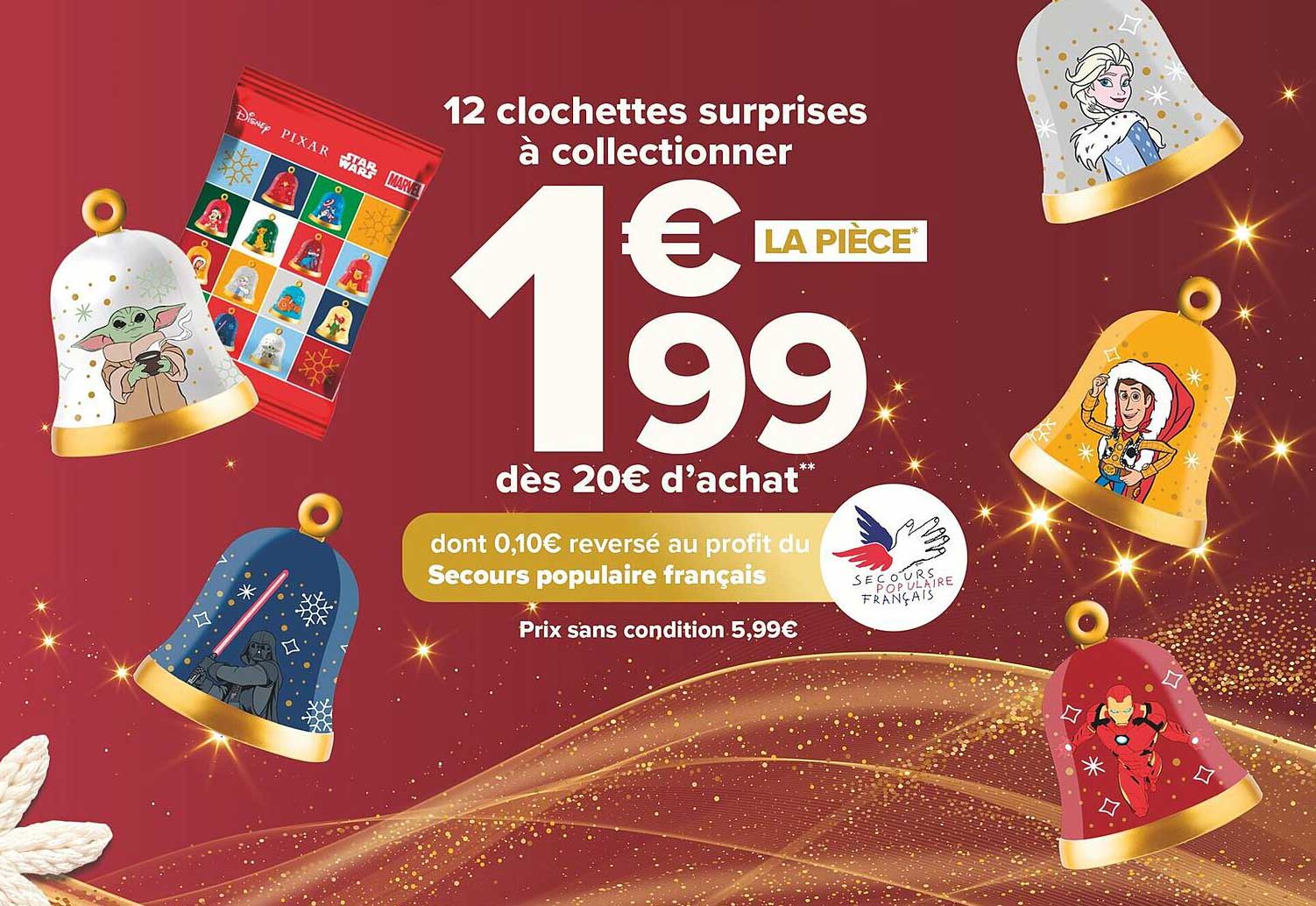 12 clochettes surprises à collectionner