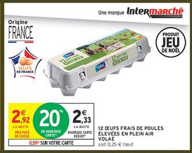 12 œufs frais de poules élevées en plein air volé