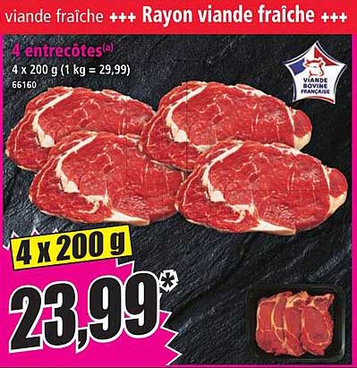 4 entrecôtes