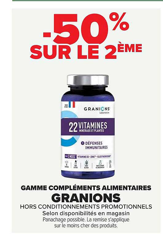 -50% SUR LE 2ème