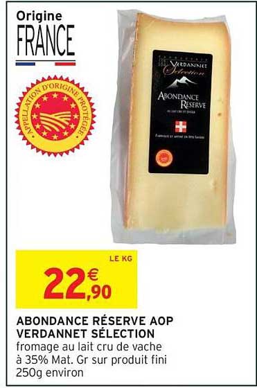 ABONDANCE RÉSERVE AOP VERDANET SÉLECTION