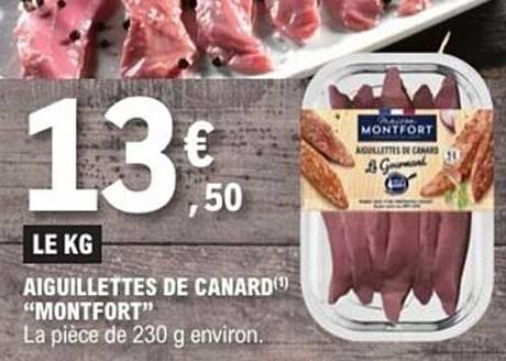 AIGUILLETTES DE CANARD "MONTFORT"