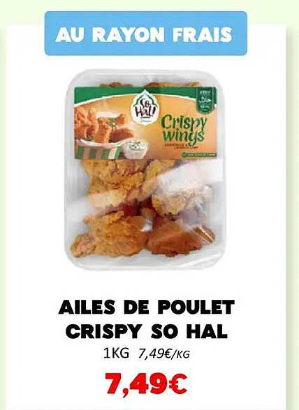 AILES DE POULET CRISPY SO HAL