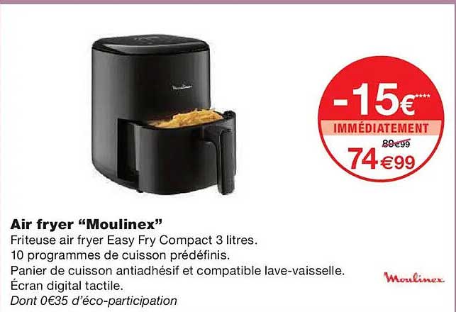 Air fryer "Moulinex"