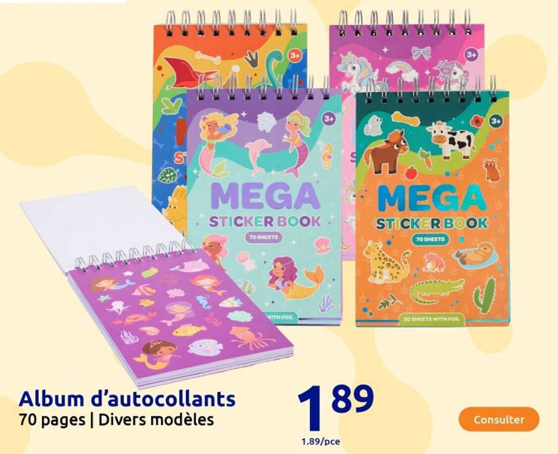 Album d'autocollants