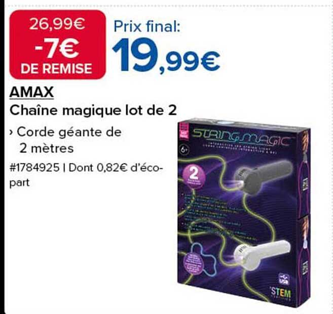 AMAX Chaîne magique lot de 2