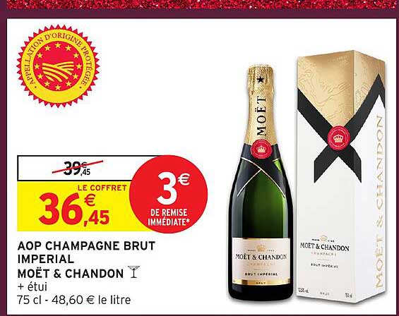 AOP CHAMPAGNE BRUT IMPERIAL MOËT & CHANDON + étui