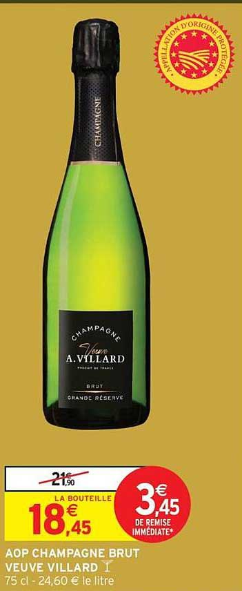 AOP CHAMPAGNE BRUT VEUVE VILLARD I