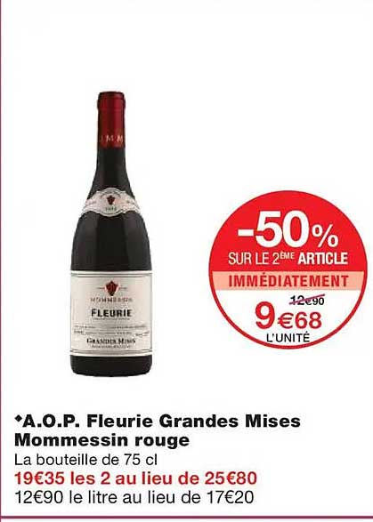 A.O.P. Fleurie Grandes Mises Mommessin rouge