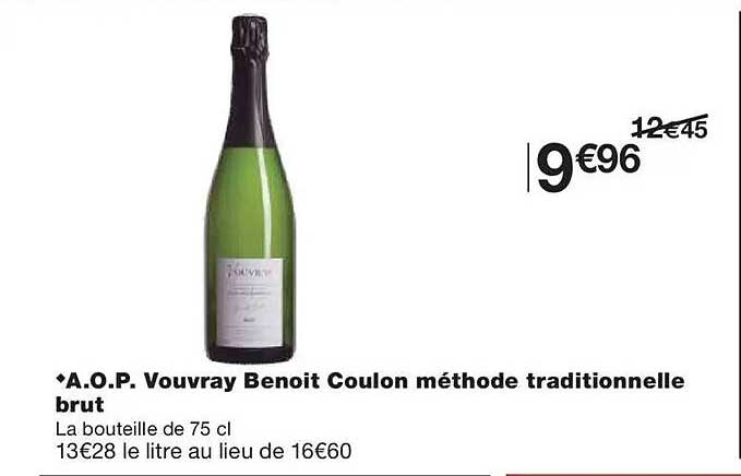 *A.O.P. Vouvray Benoit Coulon méthode traditionnelle brut