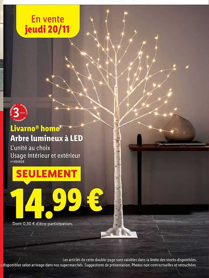 Arbre lumineux à LED