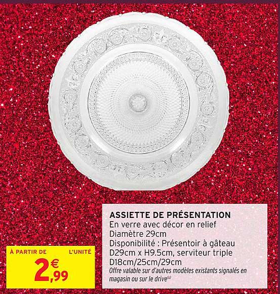 ASSIETTE DE PRÉSENTATION