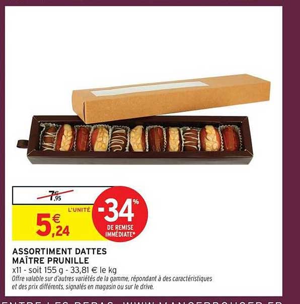 ASSORTIMENT DATTES MAÎTRE PRUNILLE