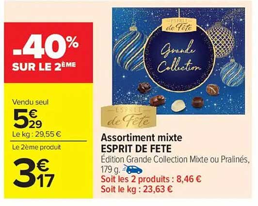 Assortiment mixte ESPRIT DE FETE