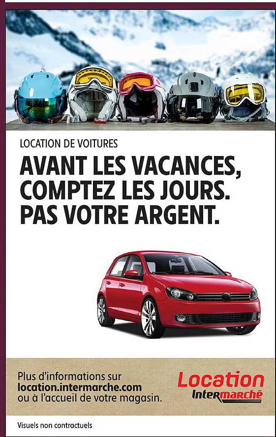 AVANT LES VACANCES, COMPTEZ LES JOURS. PAS VOTRE ARGENT.