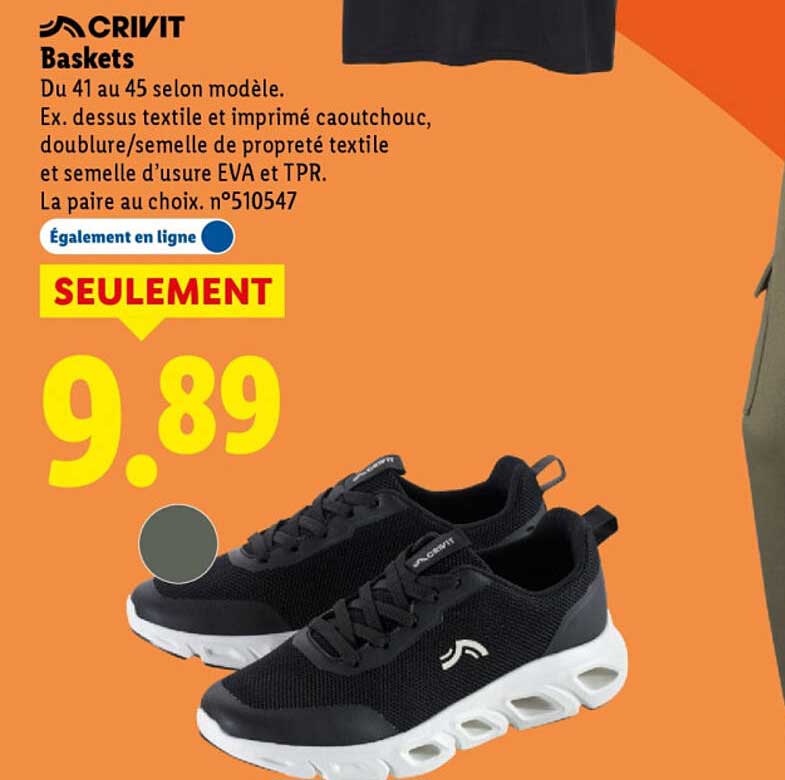 Baskets CRIVIT