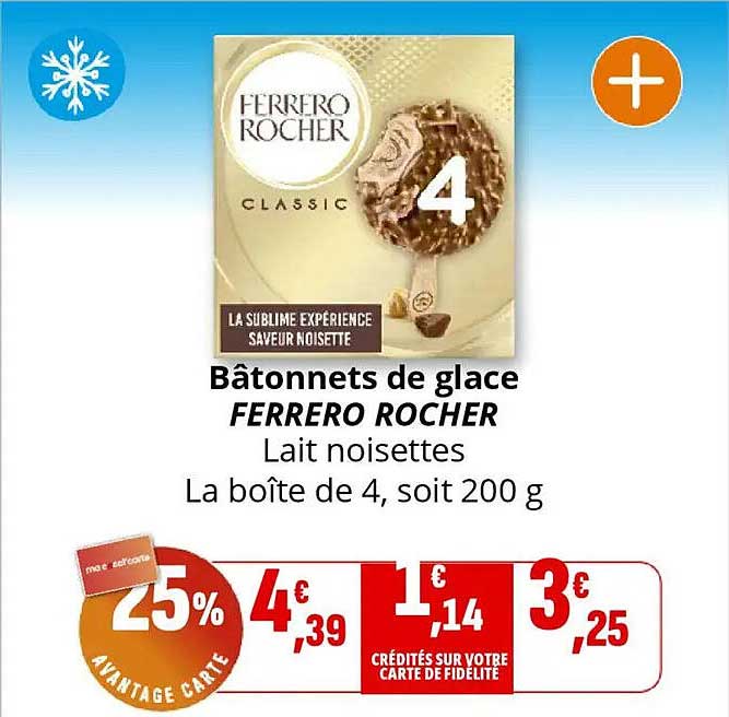 Bâtonnets de glace FERRERO ROCHER