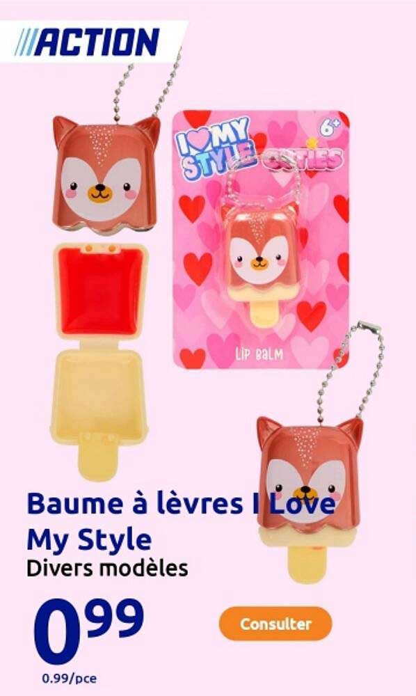 Baume à lèvres I Love My Style