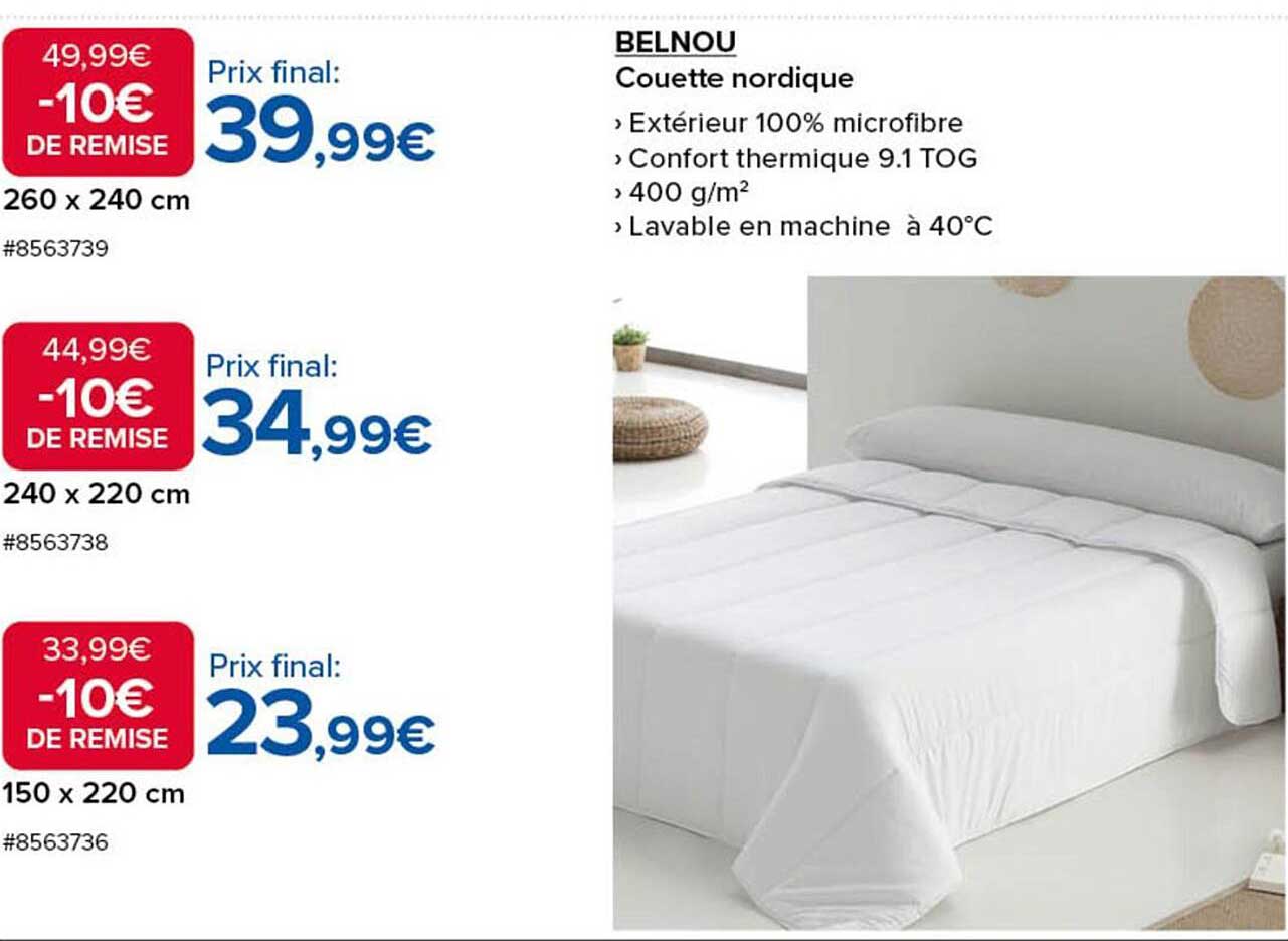 BELNOU Couette nordique