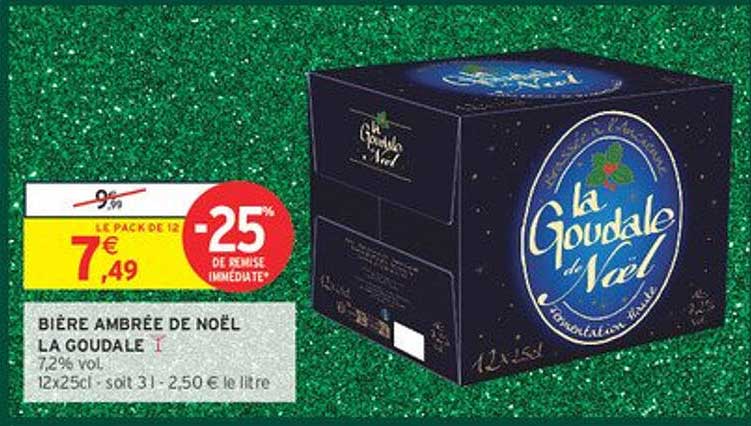 Bière Ambrée de Noël La Goudale