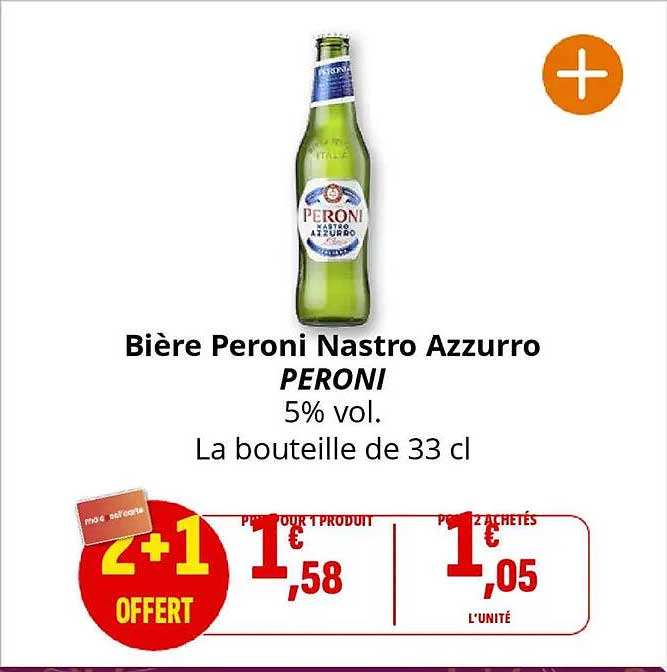 Bière Peroni Nastro Azzurro