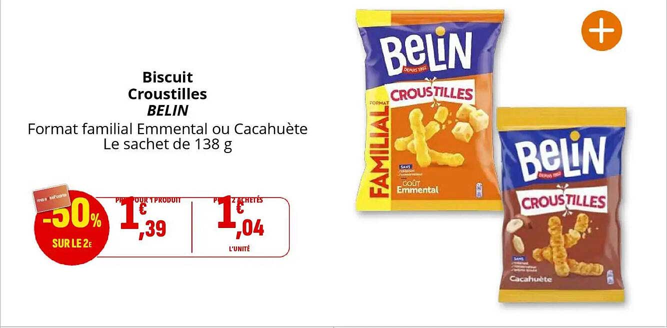 Biscuit Croustillés BELIN