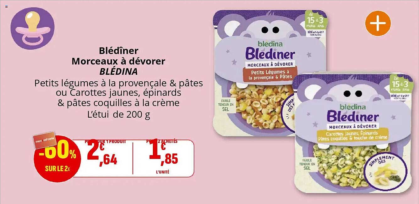 Blédiner Morceaux à dévorer BLÉDINA