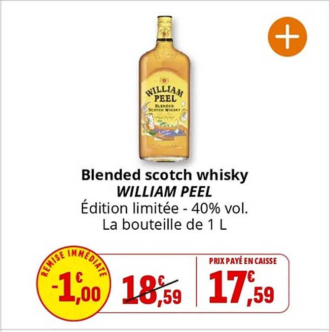 Blended scotch whisky WILLIAM PEEL