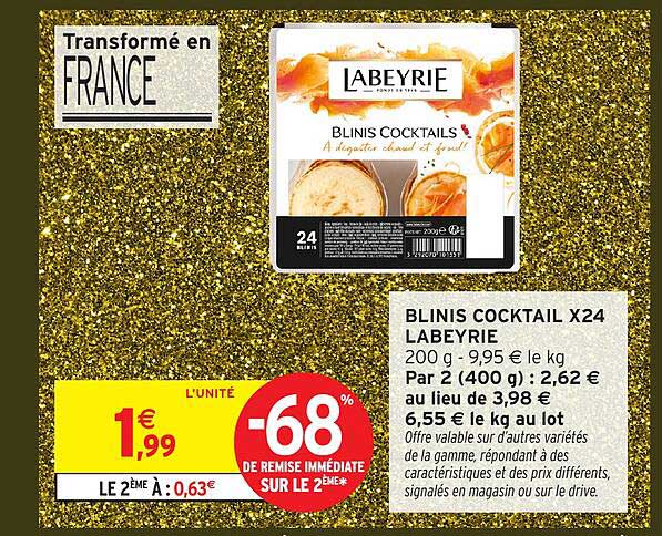 BLINIS COCKTAIL X24 LABEYRIE