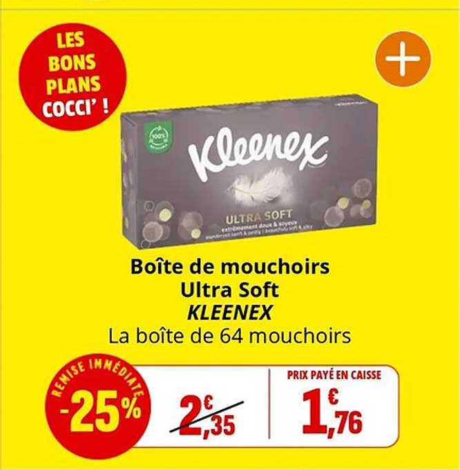 Boîte de mouchoirs Ultra Soft KLEENEX