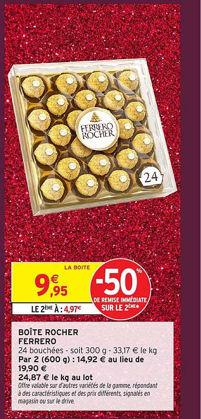 BOÎTE ROCHER FERRERO