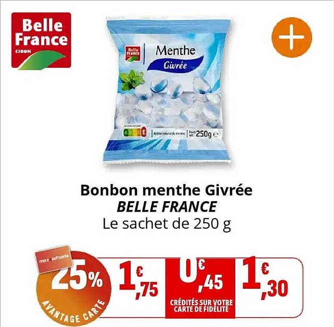 Bonbon menthe Givrée BELLE FRANCE