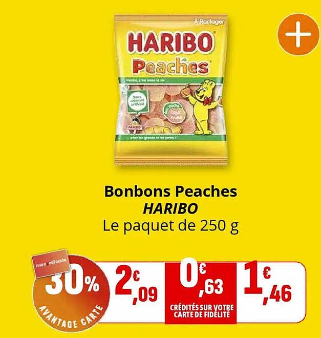 Bonbons Peaches HARIBO
