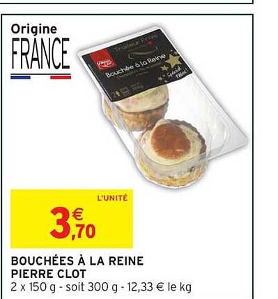 BOUCHÉES À LA REINE PIERRE CLOT