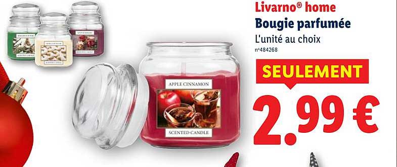 Bougie parfumée Livarno® home