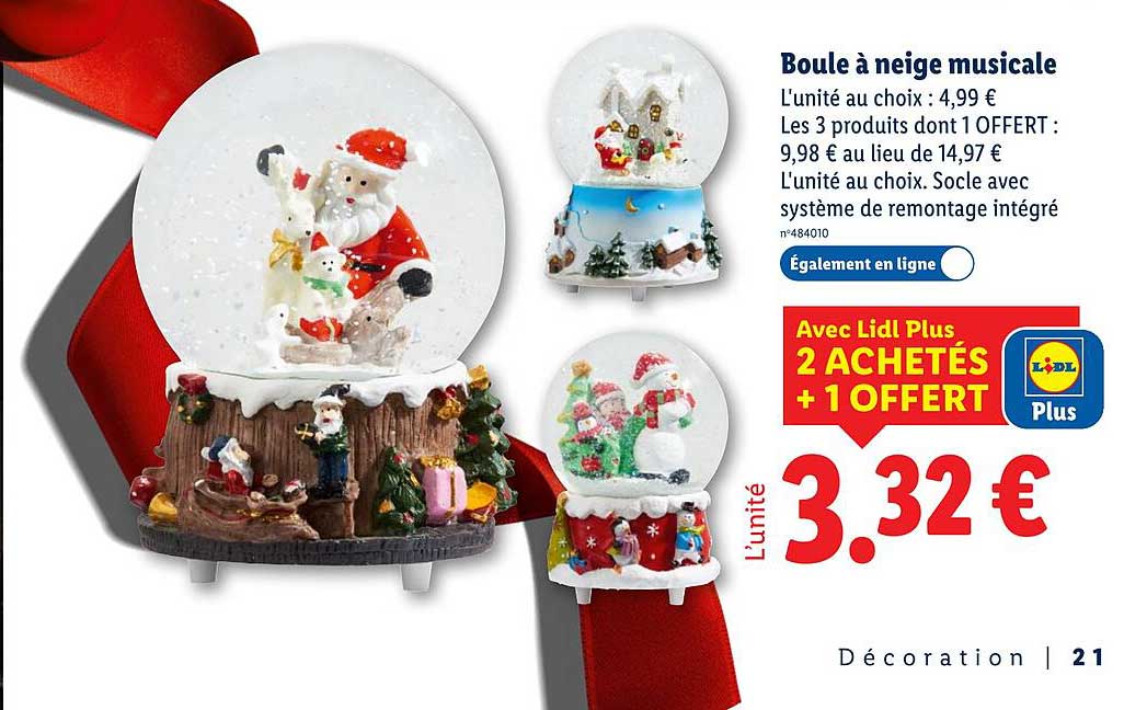 Boule à neige musicale