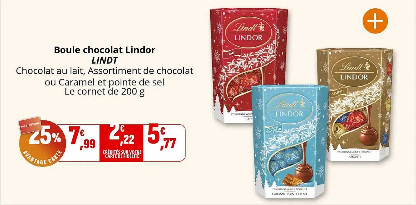 Boule chocolat Lindor LINDT