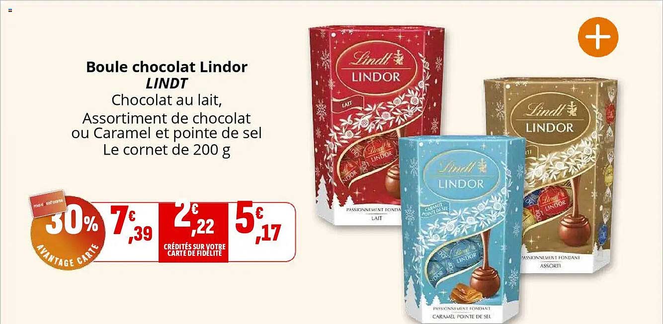 Boule chocolat Lindor LINDT