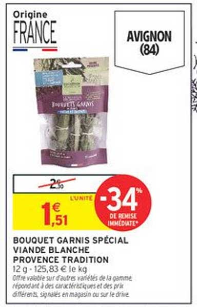 BOUQUET GARNIS SPÉCIAL VIANDE BLANCHE PROVENCE TRADITION