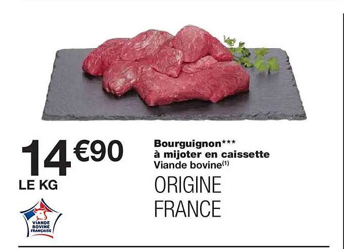 Bourguignon*** à mijoter en caisse