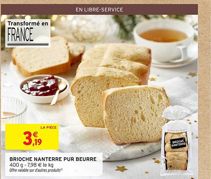 Brioche Nanterre Pur Beurre