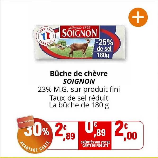 Bûche de chèvre SOIGNON
